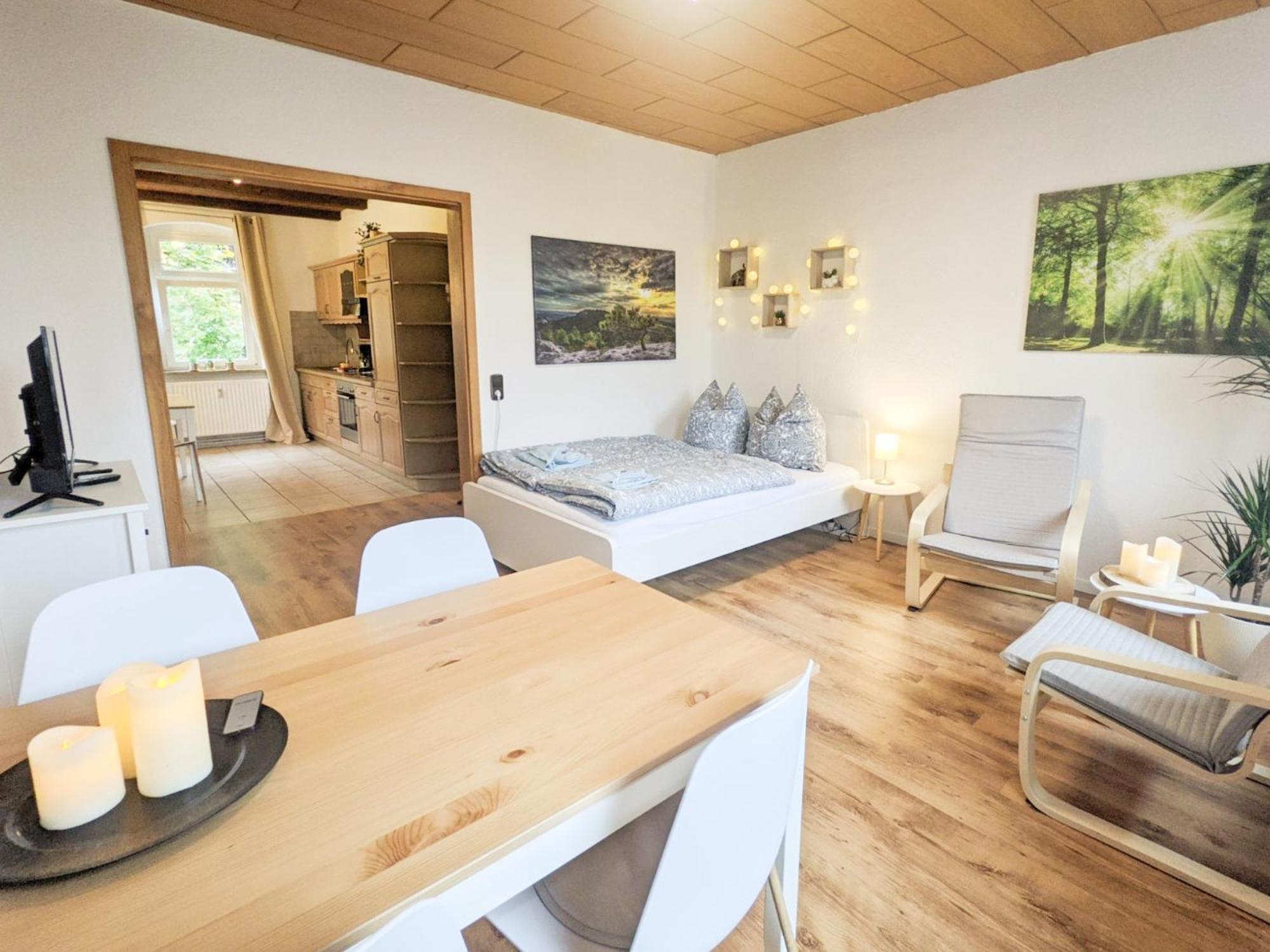 R3 - Urlaubsmagie - Helle Wohnung Mit Garten & Pool Rathmannsdorf Extérieur photo